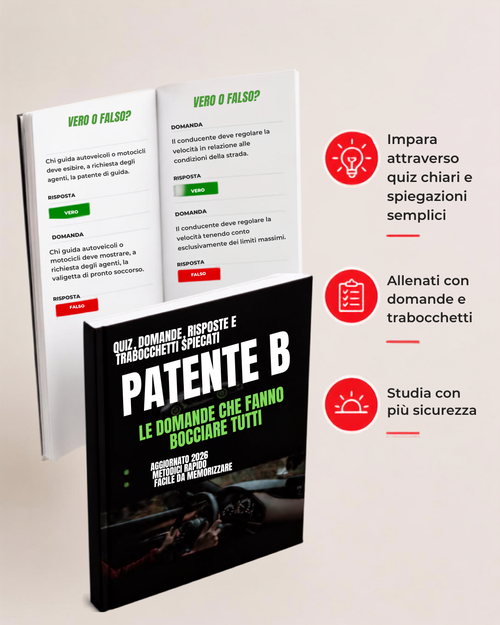 Ebook Patente B 2026 – Supera i Quiz al Primo Tentativo | Digital Academy